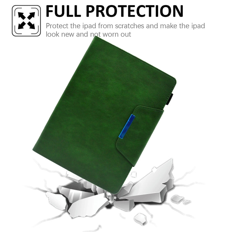 For iPad 10.2 2020&2019 / Air 10.5 Suede Cross Texture Magnetic Clasp Leather Tablet Case