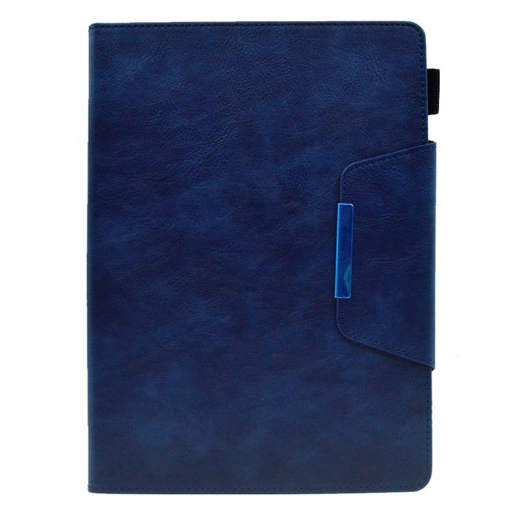 For iPad 10.2 2020&2019 / Air 10.5 Suede Cross Texture Magnetic Clasp Leather Tablet Case