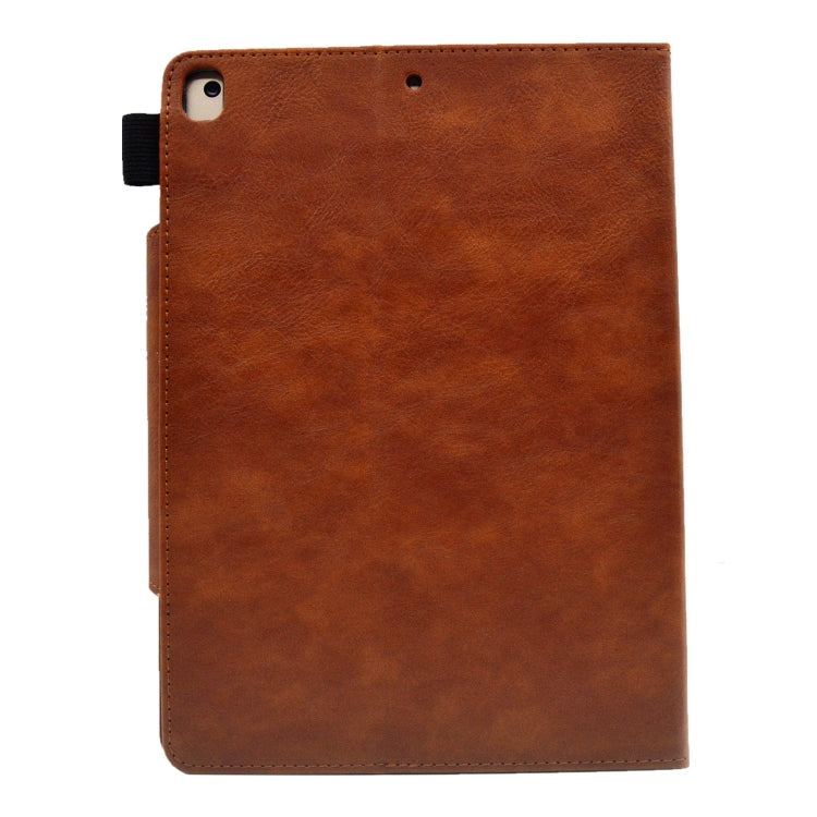 For iPad 10.2 2020&2019 / Air 10.5 Suede Cross Texture Magnetic Clasp Leather Tablet Case