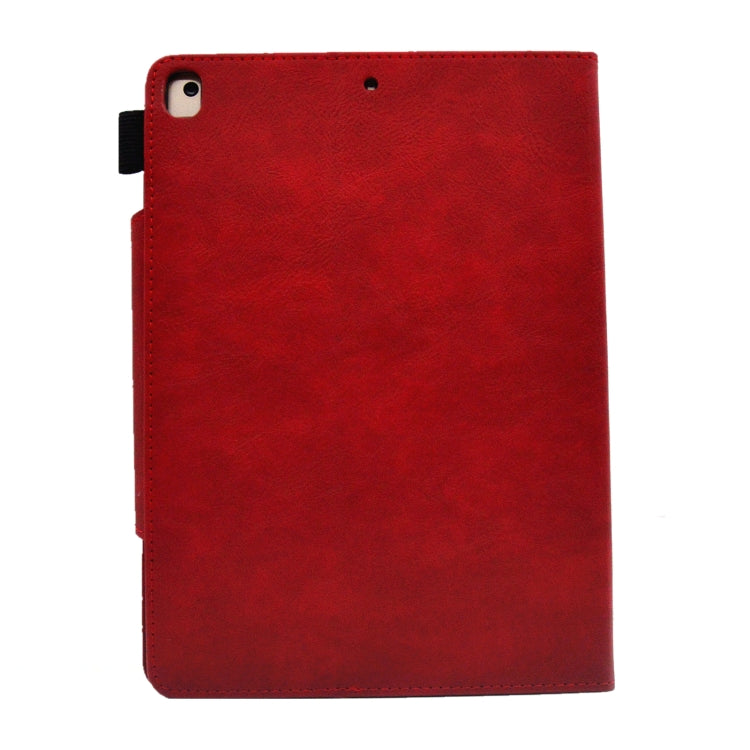 For iPad 10.2 2020&2019 / Air 10.5 Suede Cross Texture Magnetic Clasp Leather Tablet Case