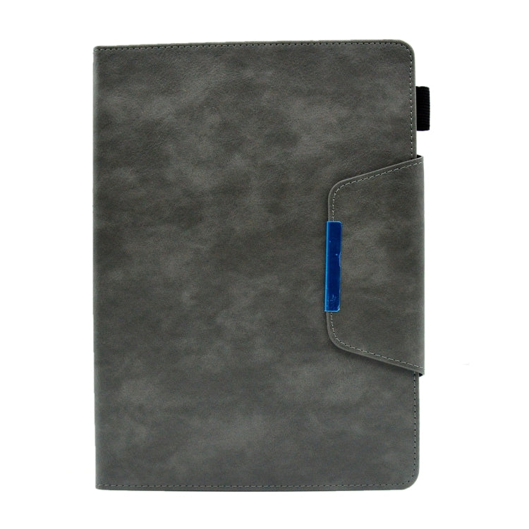 For iPad mini 6 Suede Cross Texture Magnetic Clasp Leather Tablet Case