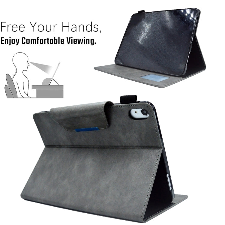 For iPad mini 6 Suede Cross Texture Magnetic Clasp Leather Tablet Case