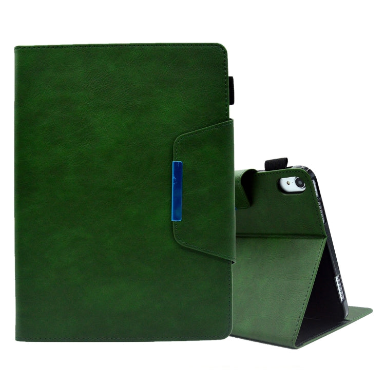 For iPad mini 6 Suede Cross Texture Magnetic Clasp Leather Tablet Case