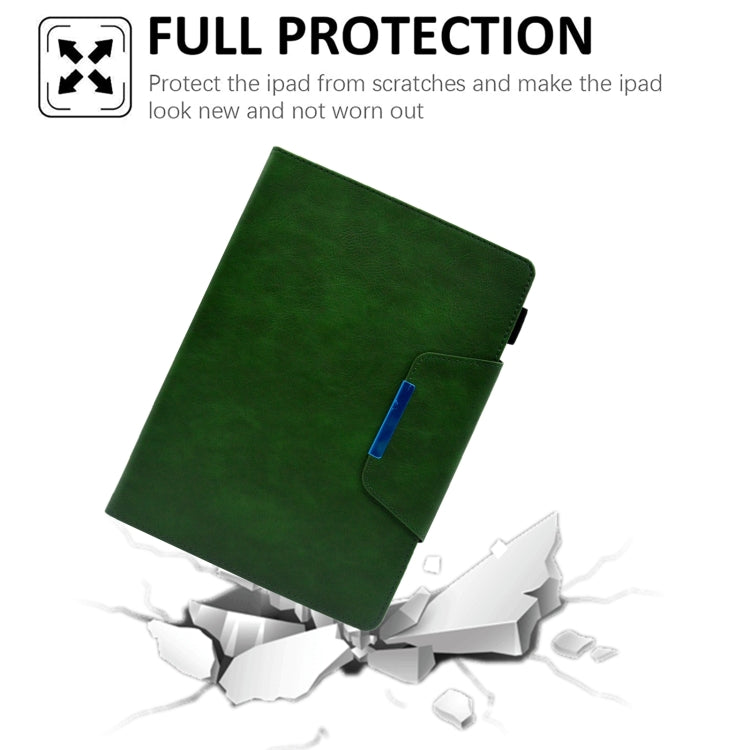 For iPad mini 6 Suede Cross Texture Magnetic Clasp Leather Tablet Case