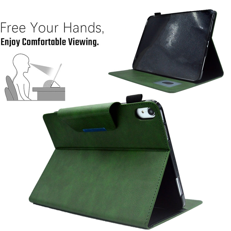 For iPad mini 6 Suede Cross Texture Magnetic Clasp Leather Tablet Case