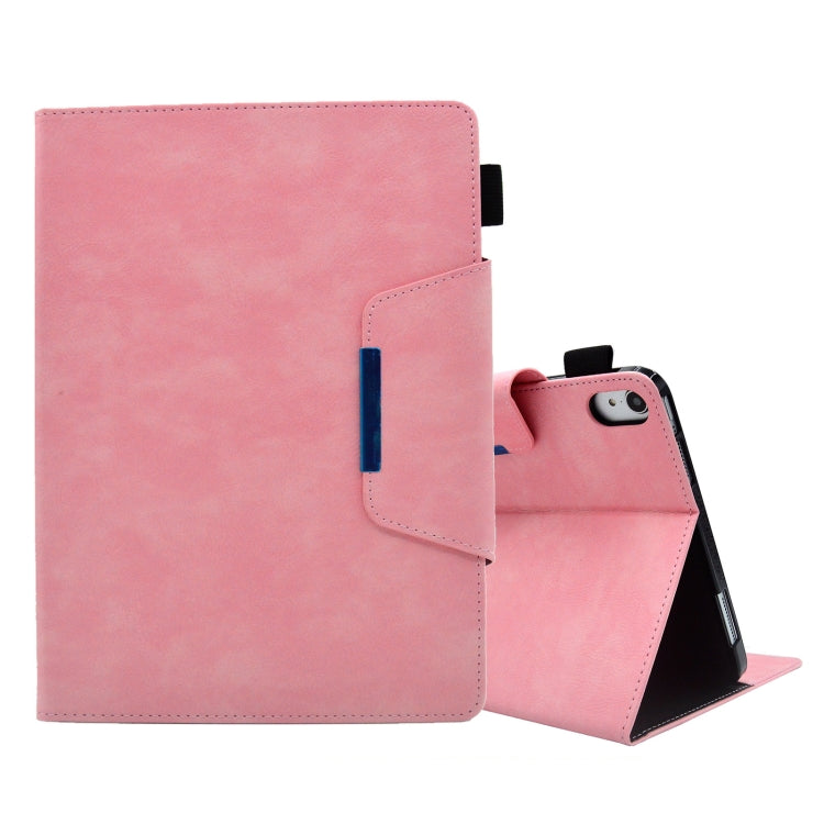 For iPad mini 6 Suede Cross Texture Magnetic Clasp Leather Tablet Case
