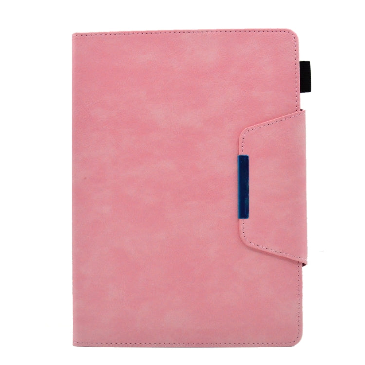 For iPad mini 6 Suede Cross Texture Magnetic Clasp Leather Tablet Case