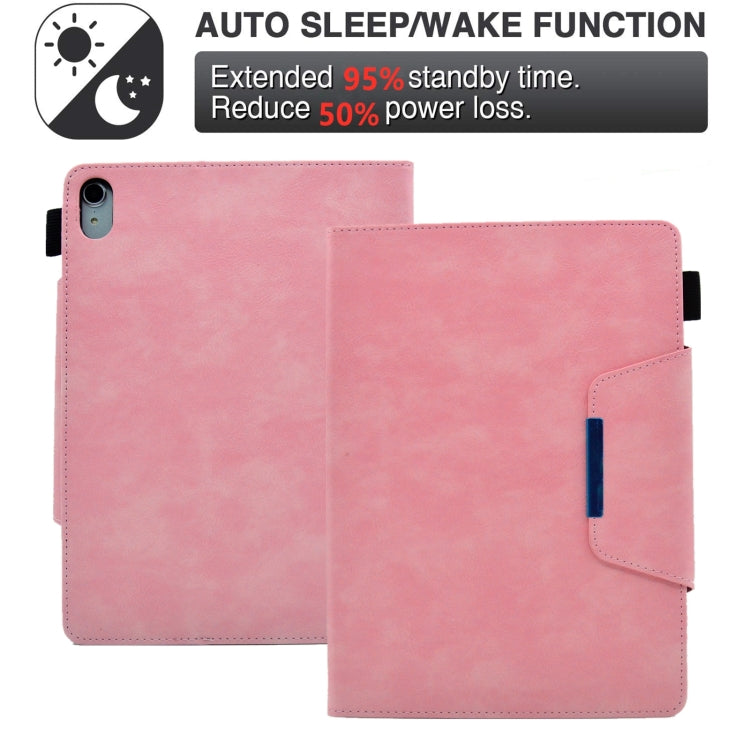 For iPad mini 6 Suede Cross Texture Magnetic Clasp Leather Tablet Case