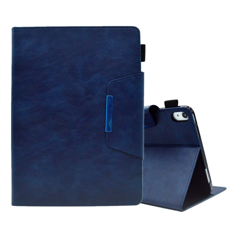 For iPad mini 6 Suede Cross Texture Magnetic Clasp Leather Tablet Case