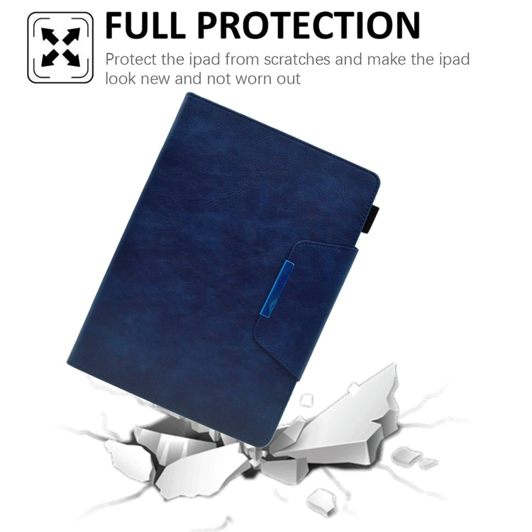 For iPad mini 6 Suede Cross Texture Magnetic Clasp Leather Tablet Case