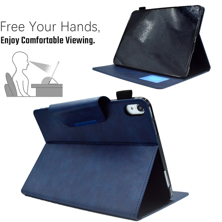For iPad mini 6 Suede Cross Texture Magnetic Clasp Leather Tablet Case