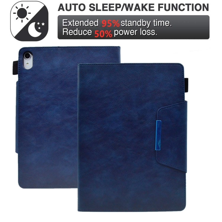 For iPad mini 6 Suede Cross Texture Magnetic Clasp Leather Tablet Case