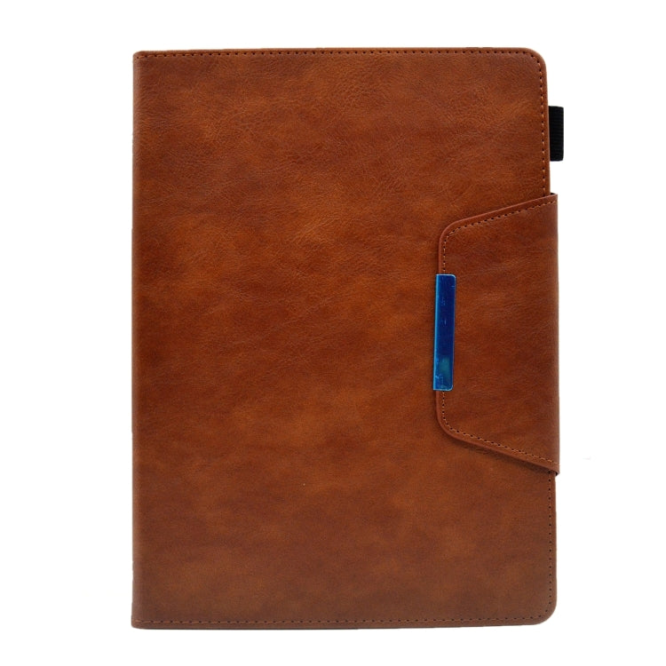 For iPad mini 6 Suede Cross Texture Magnetic Clasp Leather Tablet Case
