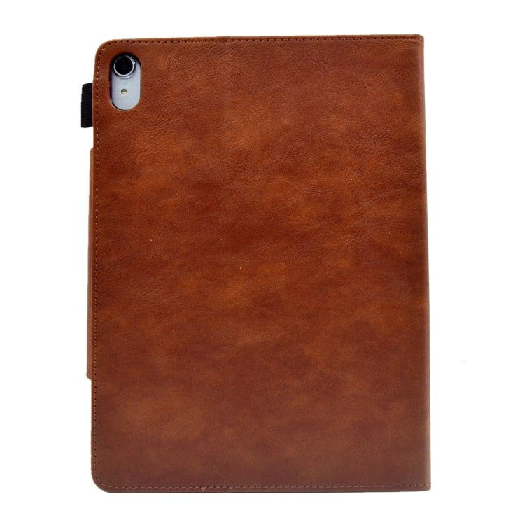 For iPad mini 6 Suede Cross Texture Magnetic Clasp Leather Tablet Case