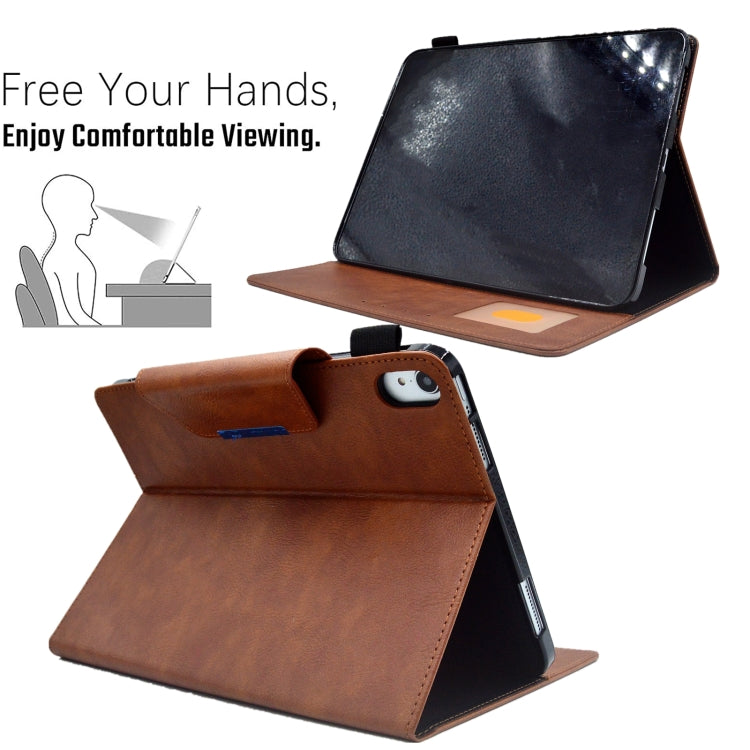 For iPad mini 6 Suede Cross Texture Magnetic Clasp Leather Tablet Case