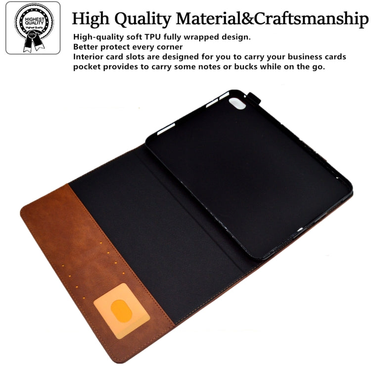 For iPad mini 6 Suede Cross Texture Magnetic Clasp Leather Tablet Case