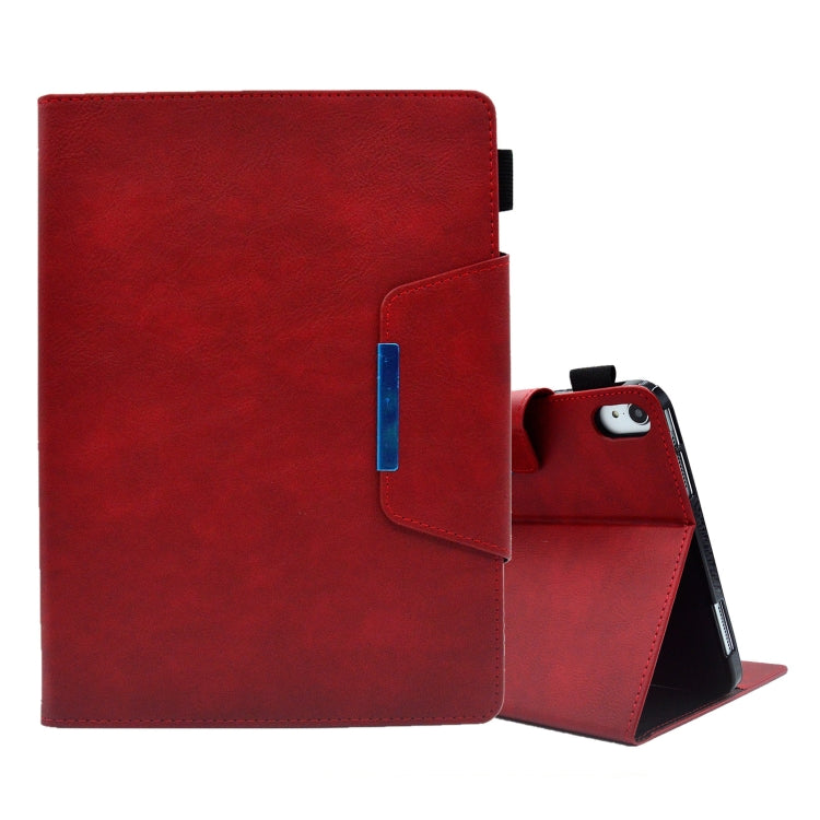 For iPad mini 6 Suede Cross Texture Magnetic Clasp Leather Tablet Case