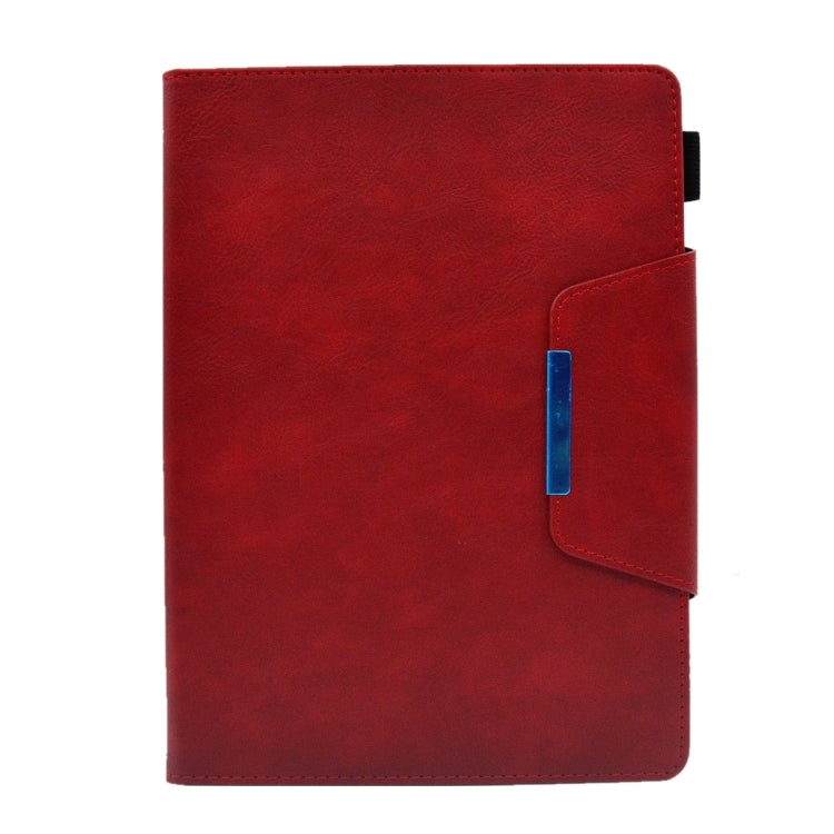 For iPad mini 6 Suede Cross Texture Magnetic Clasp Leather Tablet Case