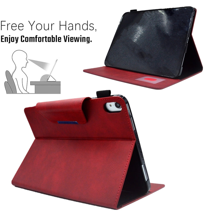For iPad mini 6 Suede Cross Texture Magnetic Clasp Leather Tablet Case
