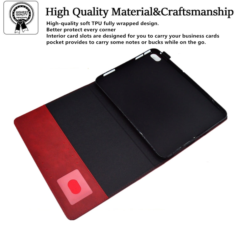 For iPad mini 6 Suede Cross Texture Magnetic Clasp Leather Tablet Case