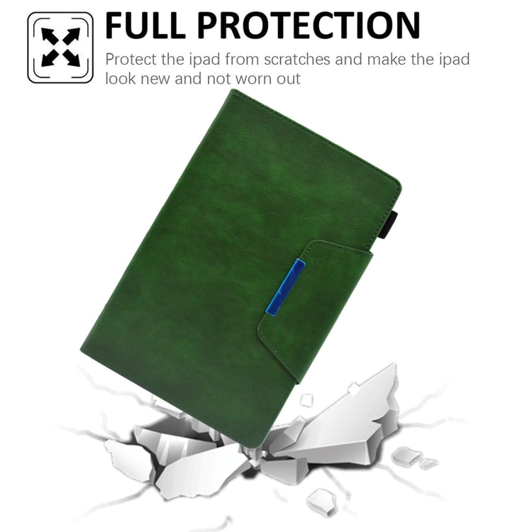 For Samsung Galaxy Tab A8 10.5 2021 Suede Cross Texture Magnetic Clasp Leather Tablet Case