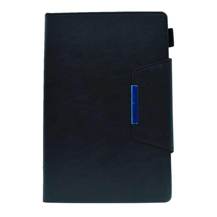 For Samsung Galaxy Tab A 8.0 2019 Suede Cross Texture Magnetic Clasp Leather Tablet Case