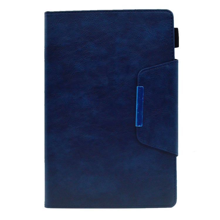 For Samsung Galaxy Tab A 8.0 2019 Suede Cross Texture Magnetic Clasp Leather Tablet Case