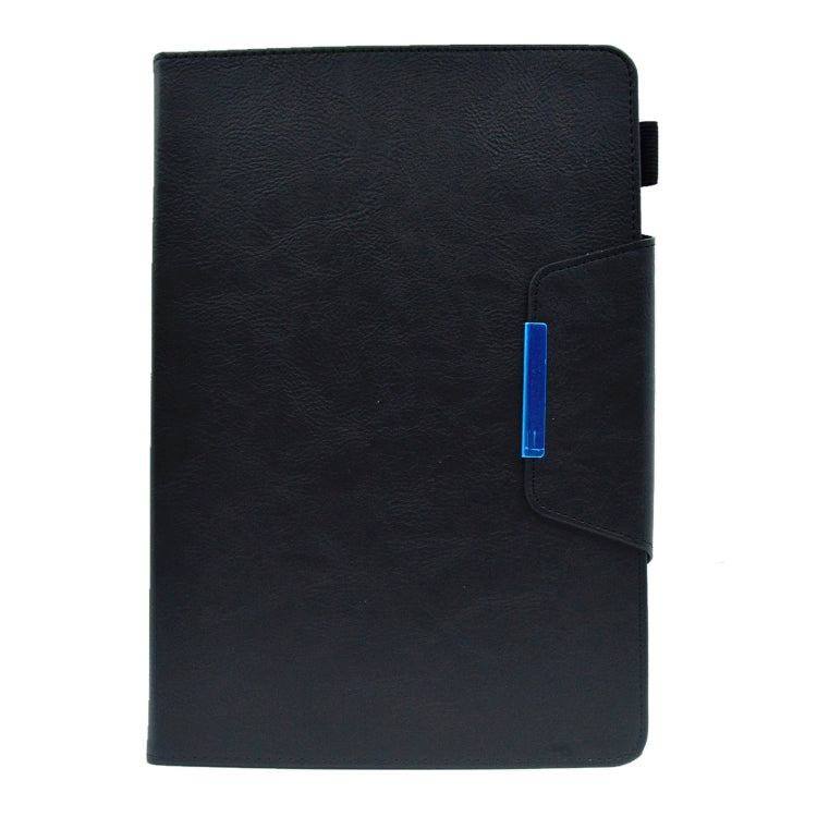 For 7 inch Suede Cross Texture Magnetic Clasp Leather Tablet Case