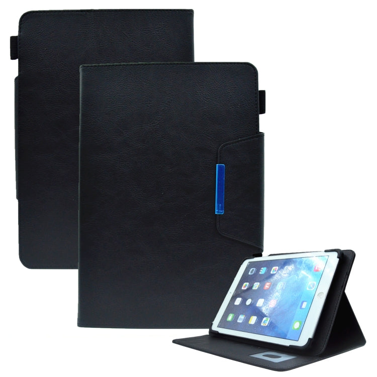 For 8 inch Suede Cross Texture Magnetic Clasp Leather Tablet Case