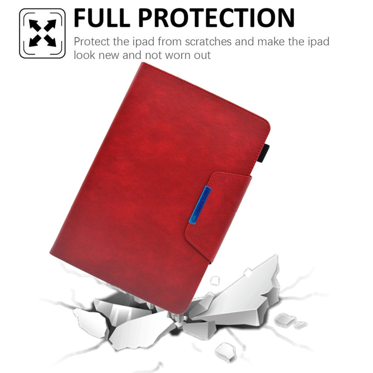 For 8 inch Suede Cross Texture Magnetic Clasp Leather Tablet Case