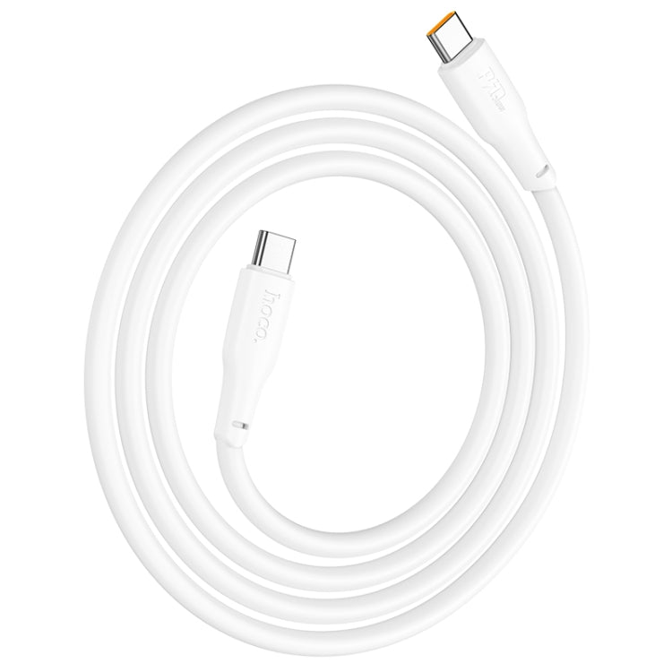 hoco X93 240W USB-C/Type-C to USB-C/Type-C Fast Charge Data Cable, Length:1m(White)