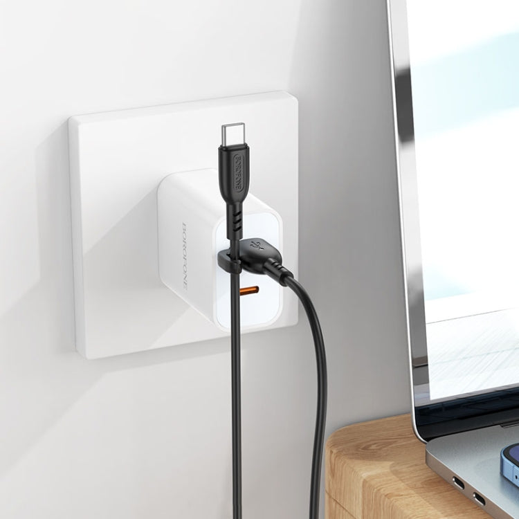 Borofone BX91 USB to Type-C Symbol 3A Charging Data Cable, Length:1m