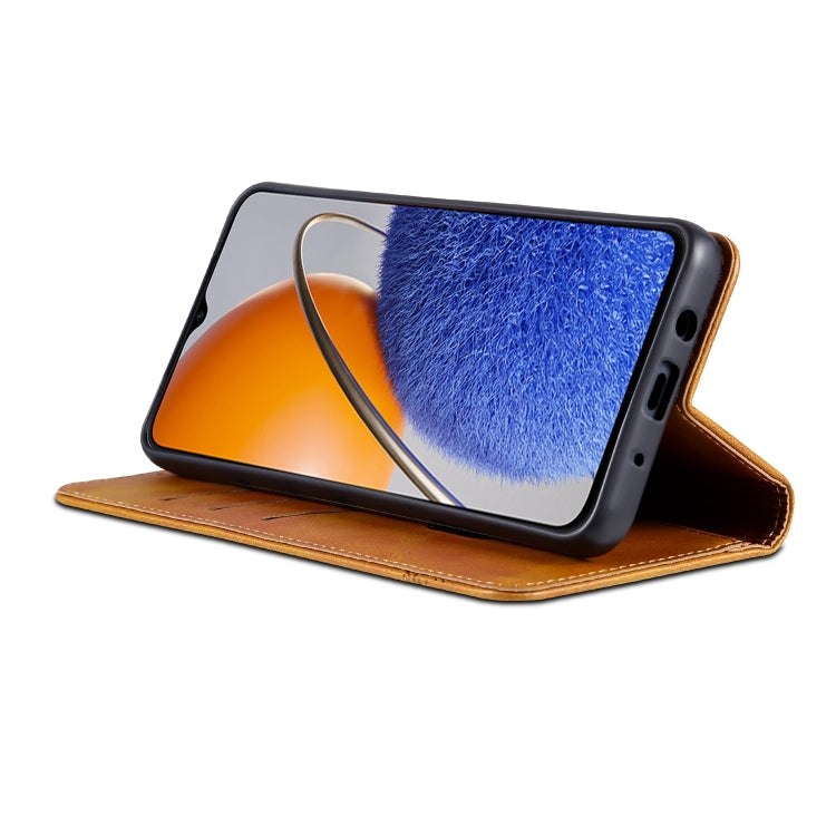 For Huawei nova Y61 AZNS Magnetic Calf Texture Flip Leather Phone Case