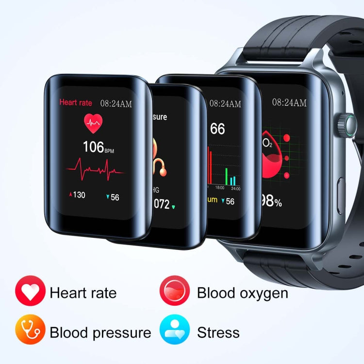 JOYROOM JR-FT6 1.85 inch Screen Sports Smart Watch IP68 Waterproof Support Bluethooth Call(Dark Gray)