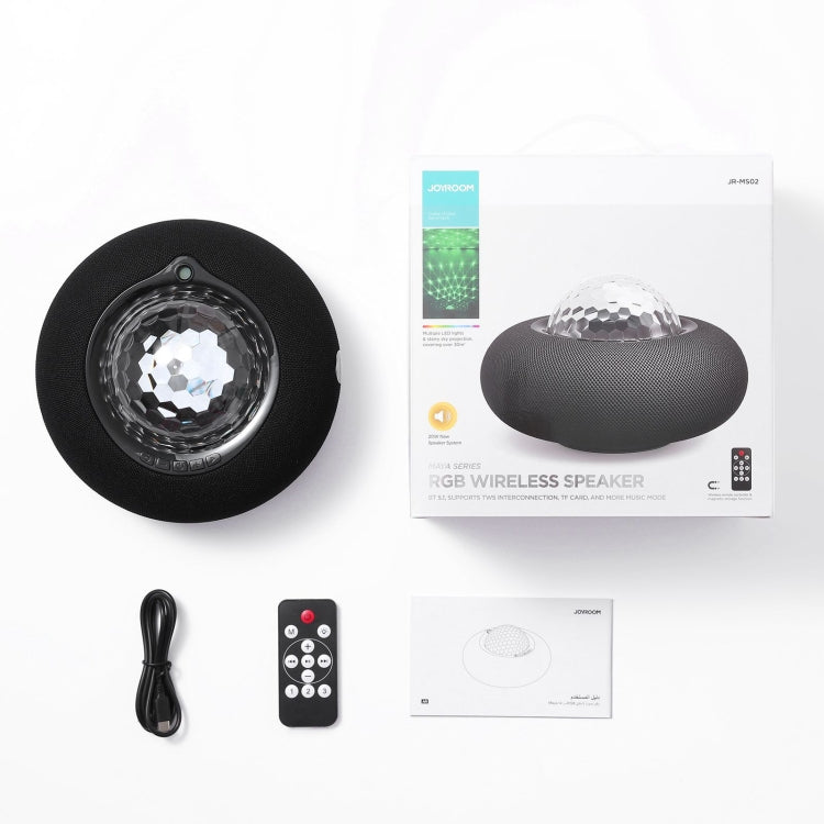 JOYROOM JR-MS02 Maya Series 20W RGB BT5.1 Wireless Speaker(Black)