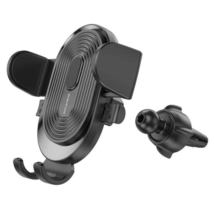 Borofone BH84 Car Air Outlet One-button Phone Holder(Black)