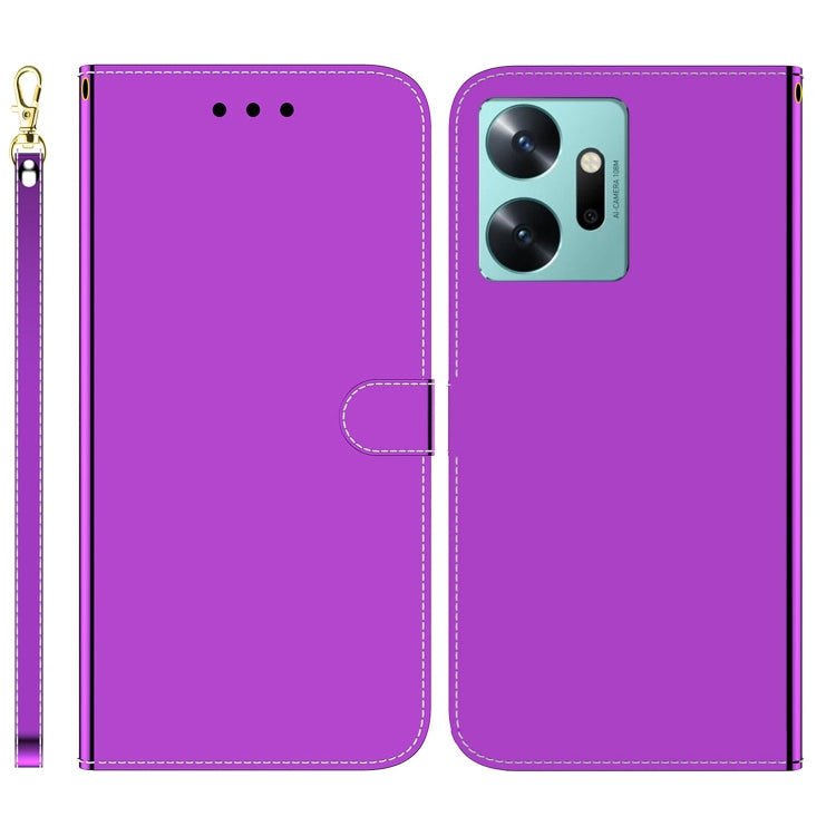 For Infinix Zero 20 / X6821 Imitated Mirror Surface Horizontal Flip Leather Phone Case
