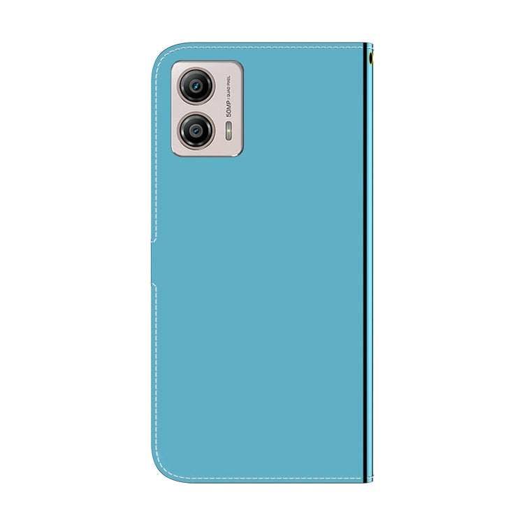 For Motorola Moto G13 / G23 / G53 Imitated Mirror Surface Horizontal Flip Leather Phone Case