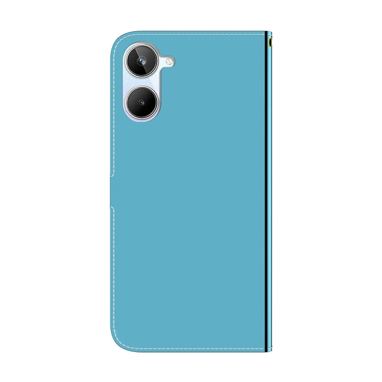 For Realme 10 4G Imitated Mirror Surface Horizontal Flip Leather Phone Case