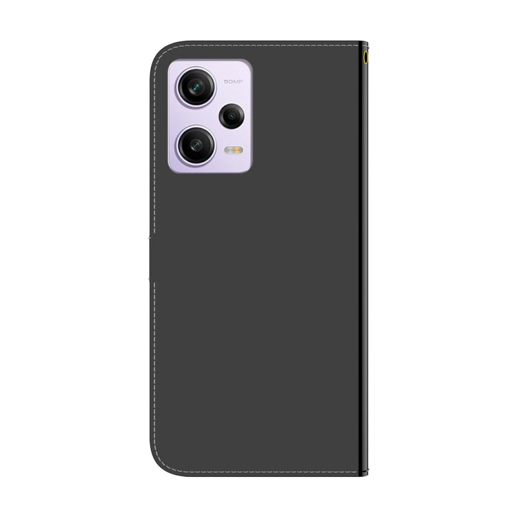 For Xiaomi Redmi Note 12 Pro 5G Imitated Mirror Surface Horizontal Flip Leather Phone Case