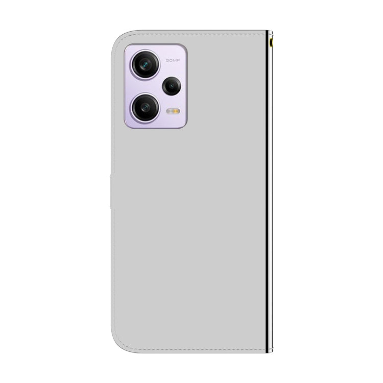 For Xiaomi Redmi Note 12 Pro 5G Imitated Mirror Surface Horizontal Flip Leather Phone Case
