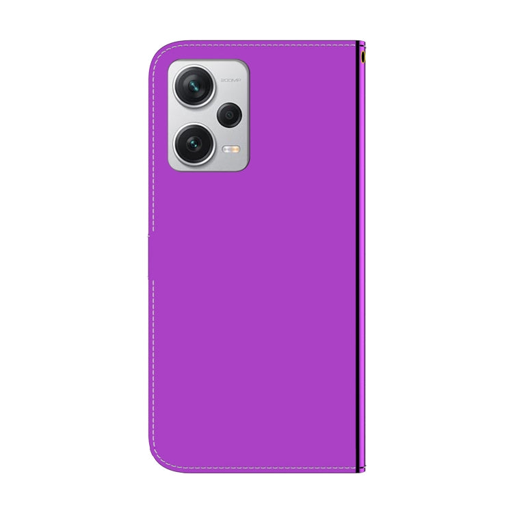 For Xiaomi Redmi Note 12 Pro+ Imitated Mirror Surface Horizontal Flip Leather Phone Case