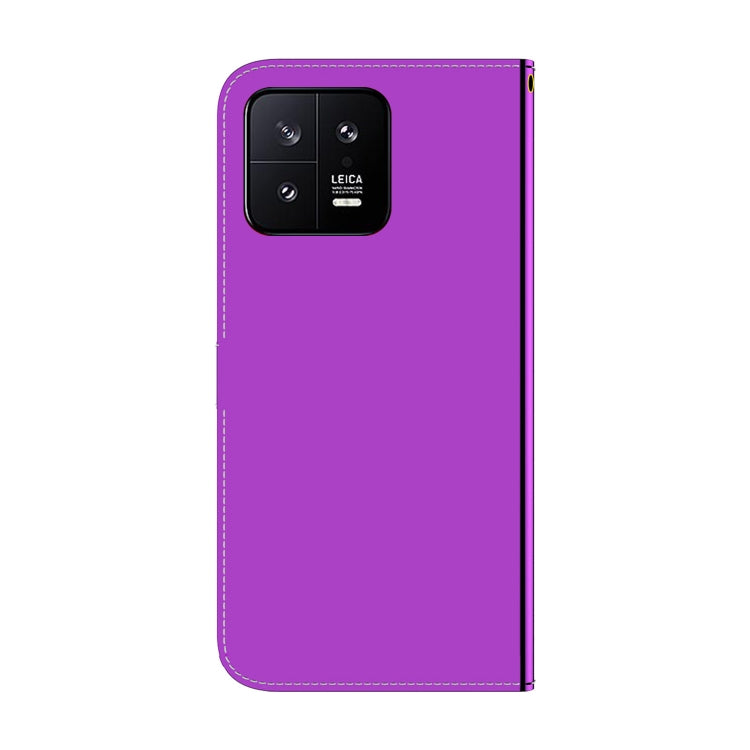 For Xiaomi 13 5G Imitated Mirror Surface Horizontal Flip Leather Phone Case