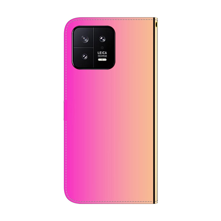 For Xiaomi 13 5G Imitated Mirror Surface Horizontal Flip Leather Phone Case