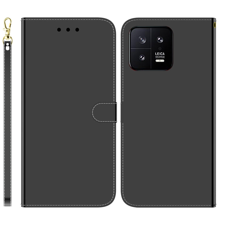 For Xiaomi 13 5G Imitated Mirror Surface Horizontal Flip Leather Phone Case