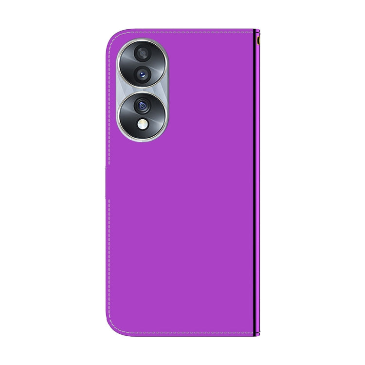 For Honor 70 Imitated Mirror Surface Horizontal Flip Leather Phone Case