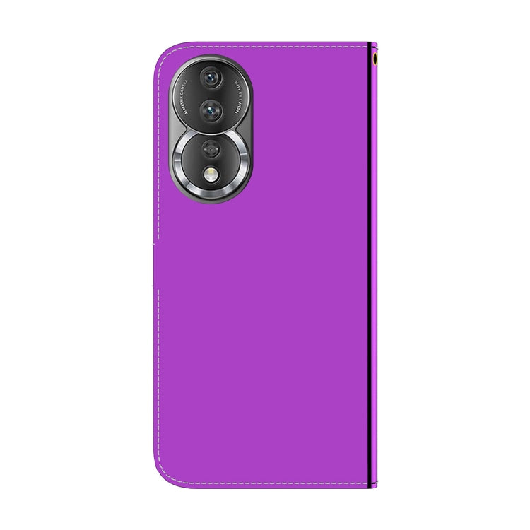 For Honor 80 Imitated Mirror Surface Horizontal Flip Leather Phone Case