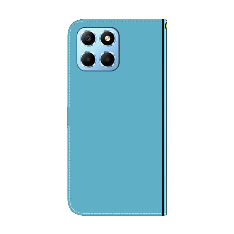 For Honor X8 5G Imitated Mirror Surface Horizontal Flip Leather Phone Case