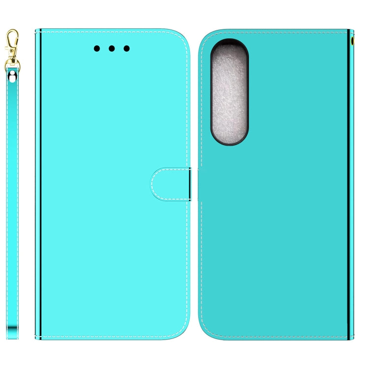 For Sony Xperia 1 IV 2023 Imitated Mirror Surface Horizontal Flip Leather Phone Case