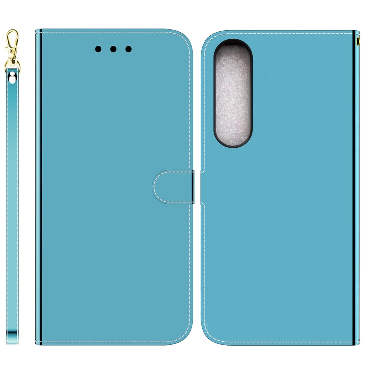 For Sony Xperia 1 IV 2023 Imitated Mirror Surface Horizontal Flip Leather Phone Case